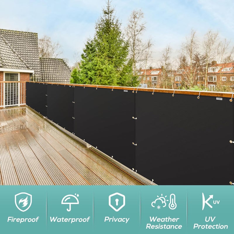 FIREWESS Heat Shield Behind Grill 3'x10' Heat Shield Mat for Wall, Deck Fence, Railing, Grill and Refrigerator, Heavy Duty Fireproof Cover and Screen Protect Deck Railing from Grill - Image 5